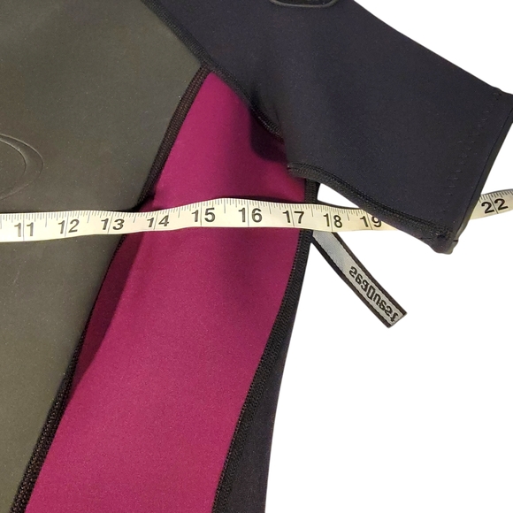 Seaquest Dsv Black Purple Short Sleeve Wetsuit Divingsuit Scuba Women's 11-12 - Picture 10 of 13